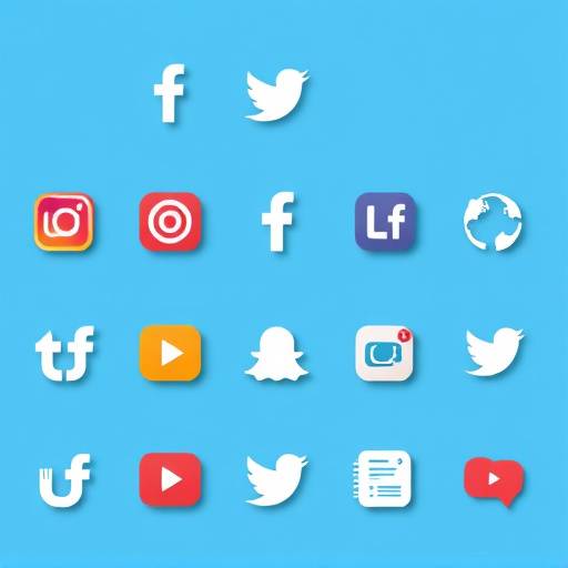 Icon, das verschiedene Social-Media-Logos darstellt